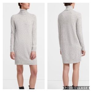 Theory T Neck Sweater Dress Donegal Cashmere